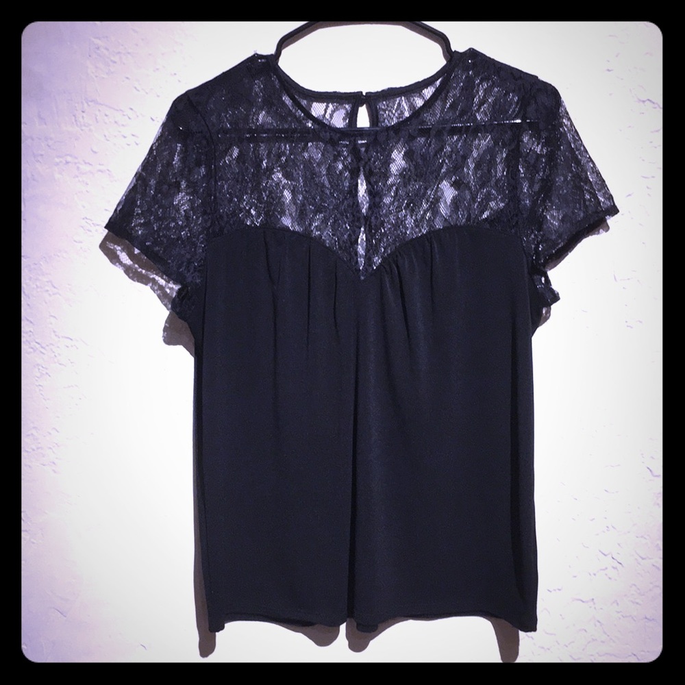 Express Lace Detail Top